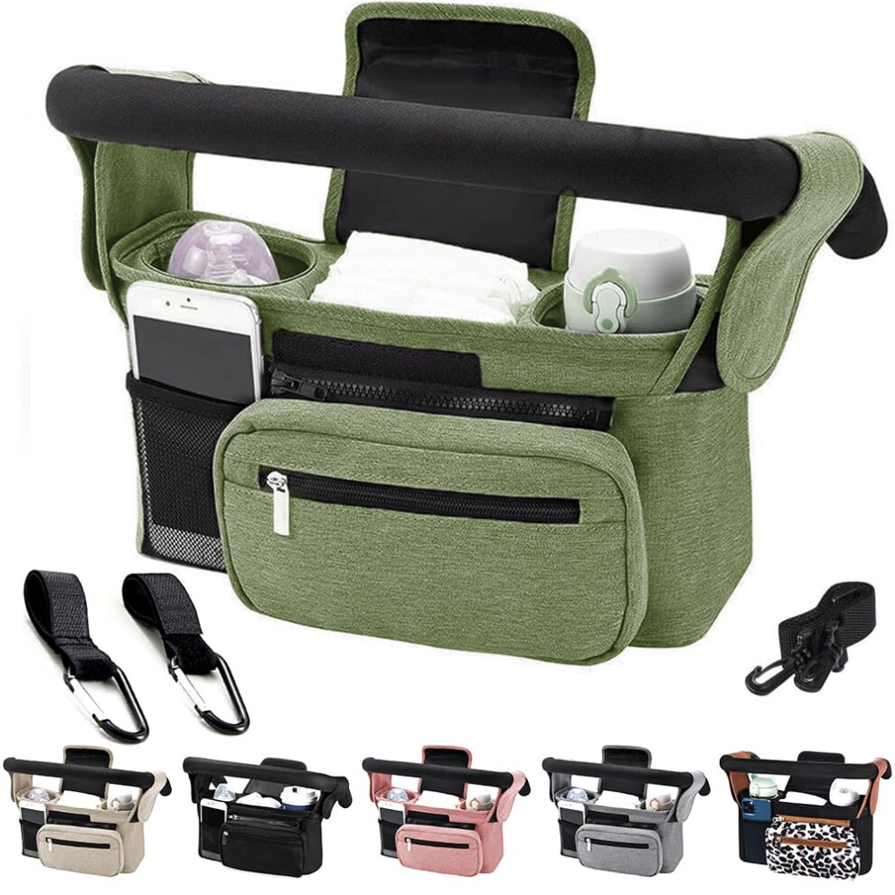 Baby Pram Bag Stroller,Universal Stroller Bag With 2 Insulated Cup Tyuodna