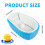 Inflatable Baby Bath Tub – Portable & Foldable Tod 3