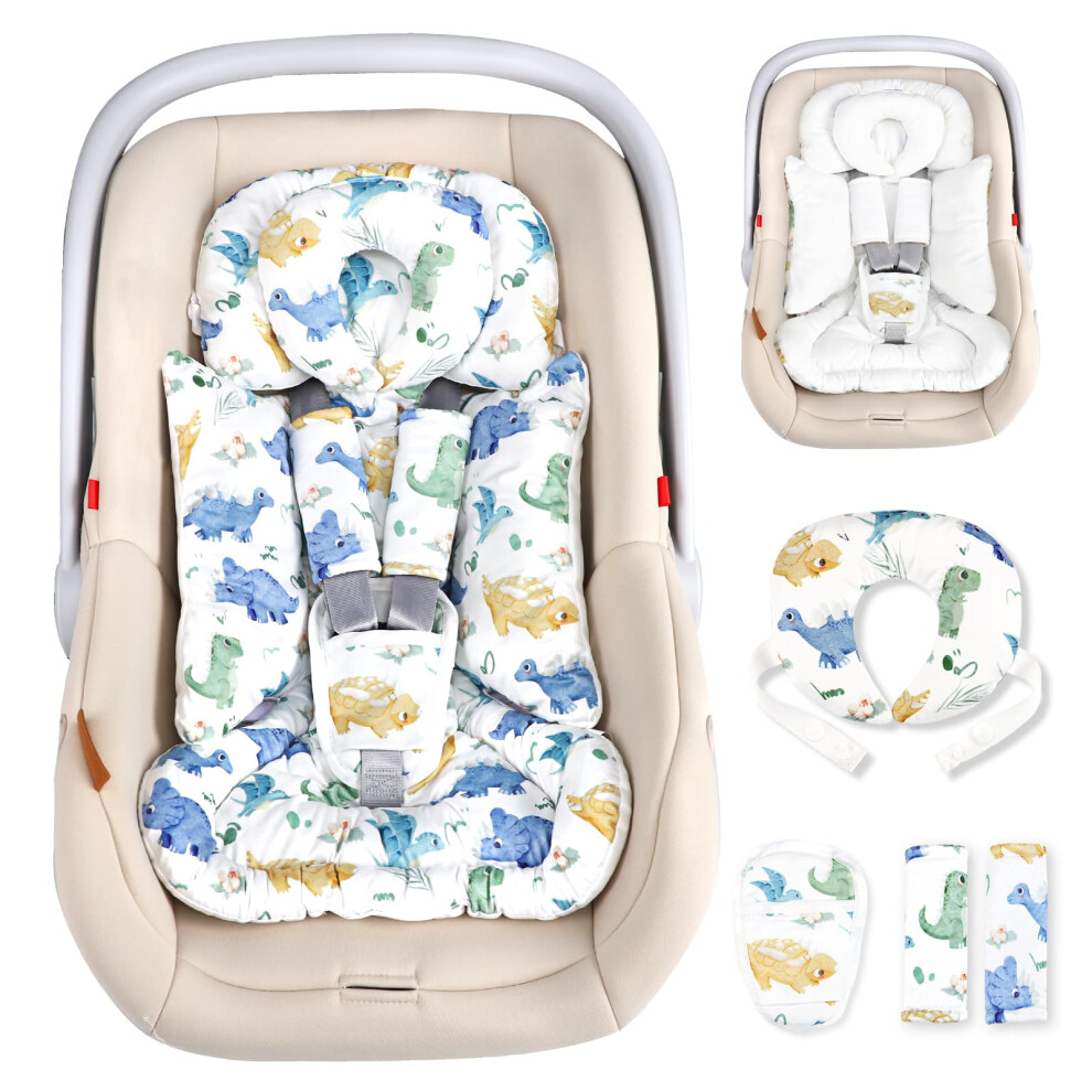 Car Seat Head Support Baby - Infant Car Seat Insert For Newborn Girls Boys - Soft Carseat Head Support For Infant - Newborn Carseat Insert Fo Tanofar