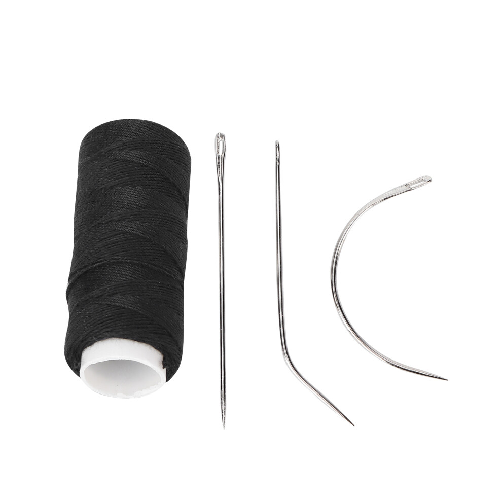 Portable Hair Thread and Needle Set for Styling and Wig Crafting