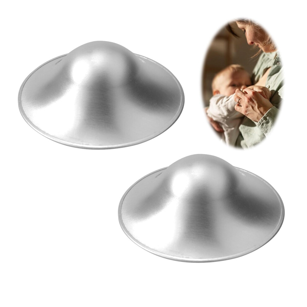 2Pcs Nipple Shields 925 Original Cups Breastfeeding Nursing Newborn Silver Msmxcs
