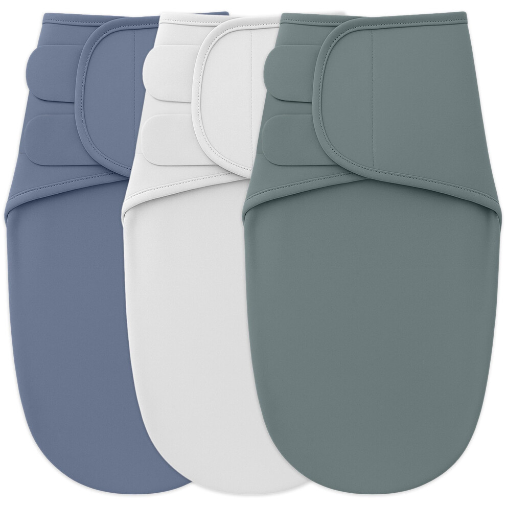 Little Seeds Swaddles (Green, Blue, 0-3 Months)