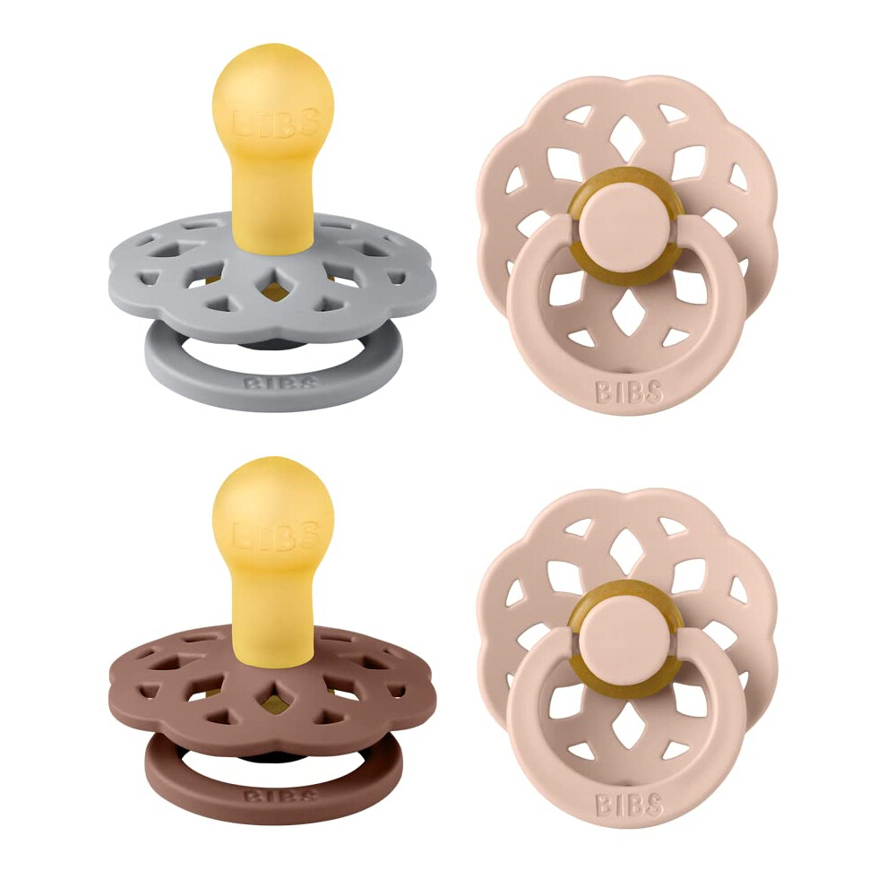 Boheme Soother 4-Pack. Bpa Free Dummy Pacifie Bibs