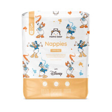 Amazon Brand - Mama Bear Disney Ultra Dry Nappies, Size 3 (4-9 kg), 86 Count, White