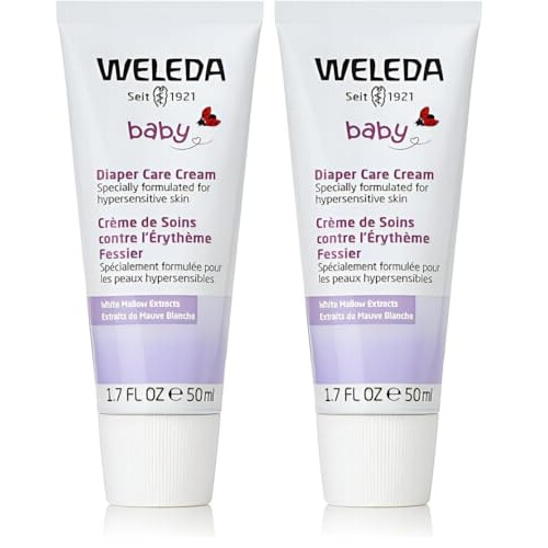 Weleda Weleda White Mallow Nappy Change Cream 50ml (Pack of 2)
