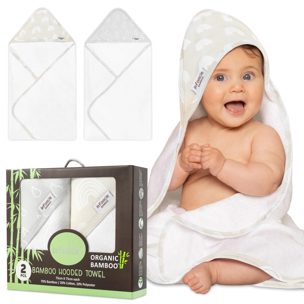 Hooded Baby Towel - Ultra Soft Bamboo Bath Towel F Infancie