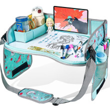 Kids Travel Tray for Toddler Car Seat, Lap Tray for Airplane, Travel Desk Essential