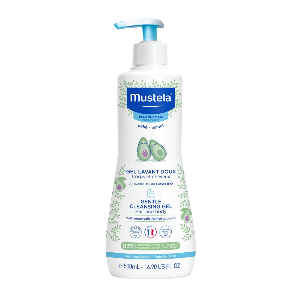 Gentle Cleansing Gel For Normal Skin 500Ml Mustela