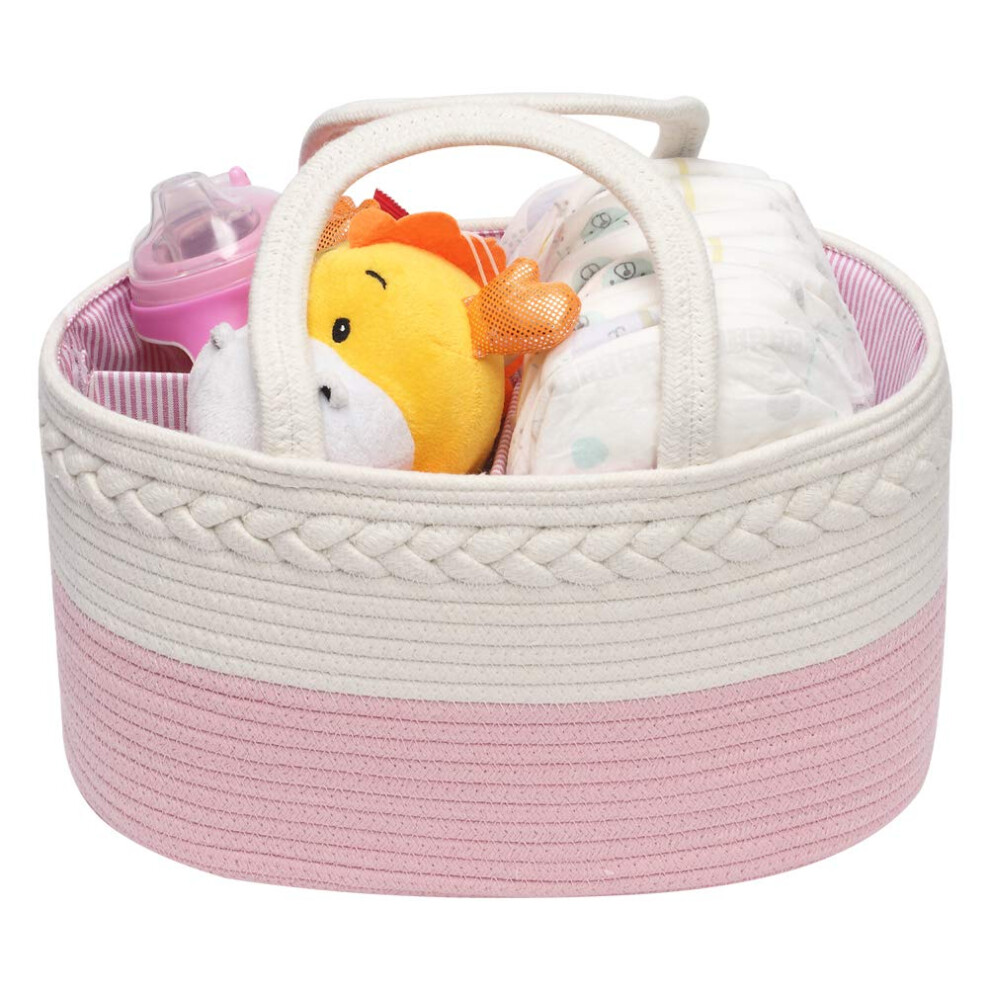 Nappy Caddy,Multifunctional Diaper Caddy,Portable Baby Changing Caddy,Removable Goklmn