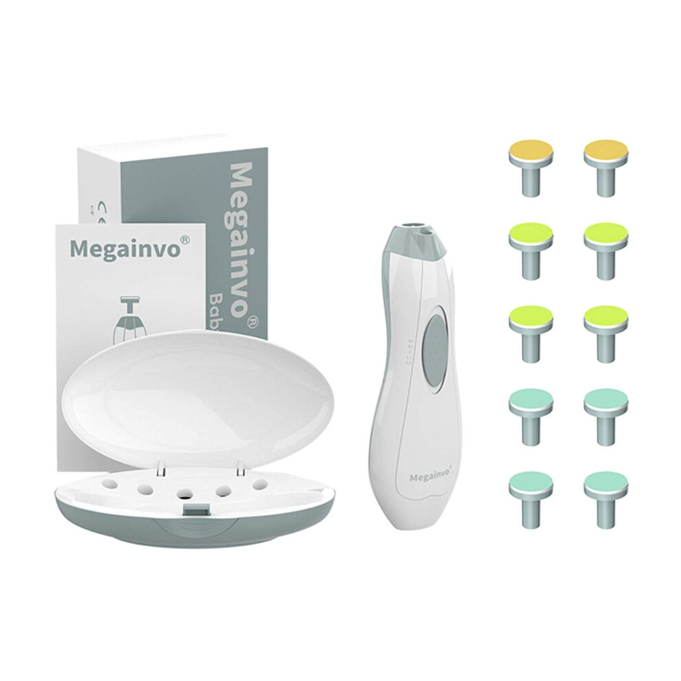 Baby Nail File Electric Nail Trimmer Manicure Set Led Whisper Quiet Design Light 12229963