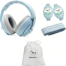 Baby Ear Defender 2-in-1 for Babies and Toddlers up to 4 Years,CE & EN71 Certified - Adjustable Noise Reduction Earmuffs,Comfortable Baby Headphones