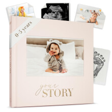 Baby Memory Book Keepsake Journal for Baby Boy or