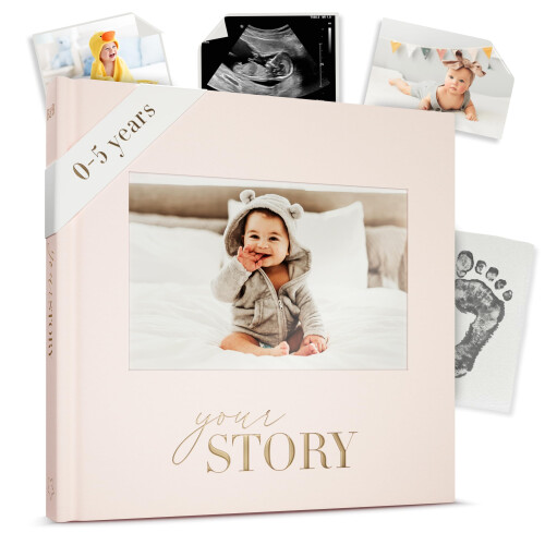 Baby Memory Book Keepsake Journal for Baby Boy or