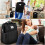 Baby Changing Bag Backpack, Portable Nappy Changing Backpacks with Foldable Cot Bed, 5