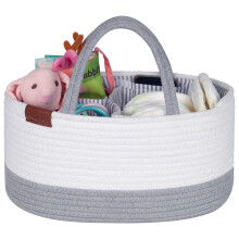 Febzoce Baby Nappy Caddy Organiser, Diaper Changing Bag Newborn Shower Gift Basket
