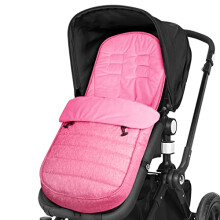 WD&CD Footmuff, Universal Baby Stroller Footmuff Baby Waterproof and Windproof Fleece Lined Pram 2 in 1 Footmuffs Pink