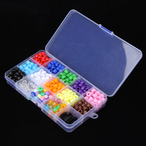 Perles pour cheveux, couleurs vives, poids léger, taille unique 2