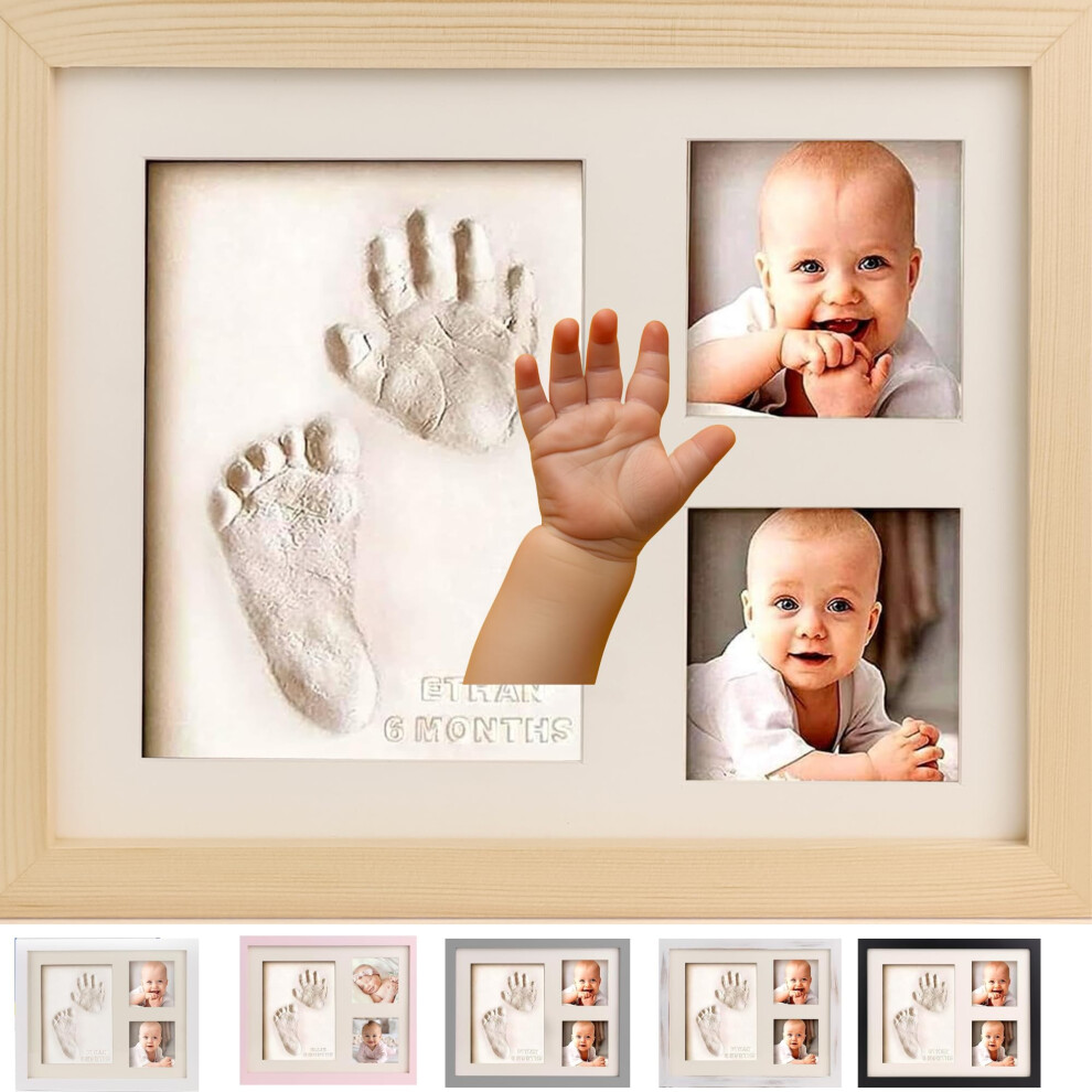 Bubzi Co Baby Footprint Kit, Baby Foot And Hand Print Kit, Baby Keepsake Frame, 91096838