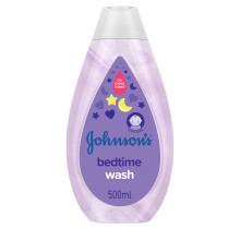 Johnson's Baby Bedtime Wash (1 x 500 ml), No More Tears Formula, Gentle & Soothing For Sensitive Skin, Hypoallergenic Newborn Essentials, Baby Wash w