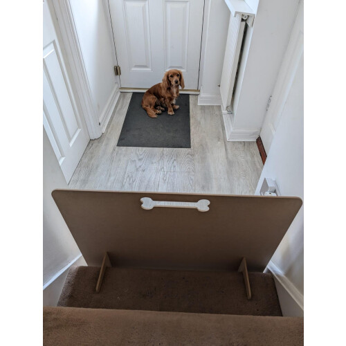 No Drill Dog Gate - Versatile Indoor & Stair Barri 2
