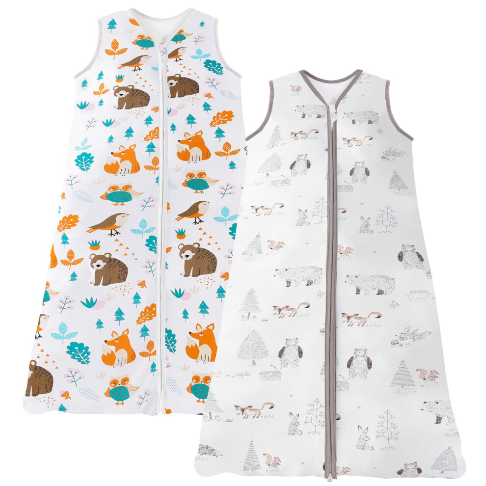 Chilsuessy Baby Sleeping Bag For Summer 100% Cotto