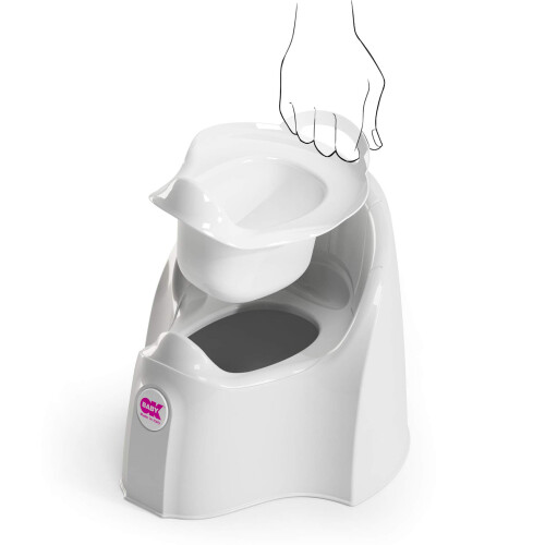 OKBaby Pasha Potty Chair, White 2