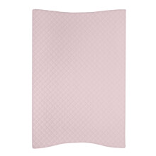 Soft Base Newborn Baby Changing Unit Mat with Raised Edges 48x70 cm (Caro Pink)