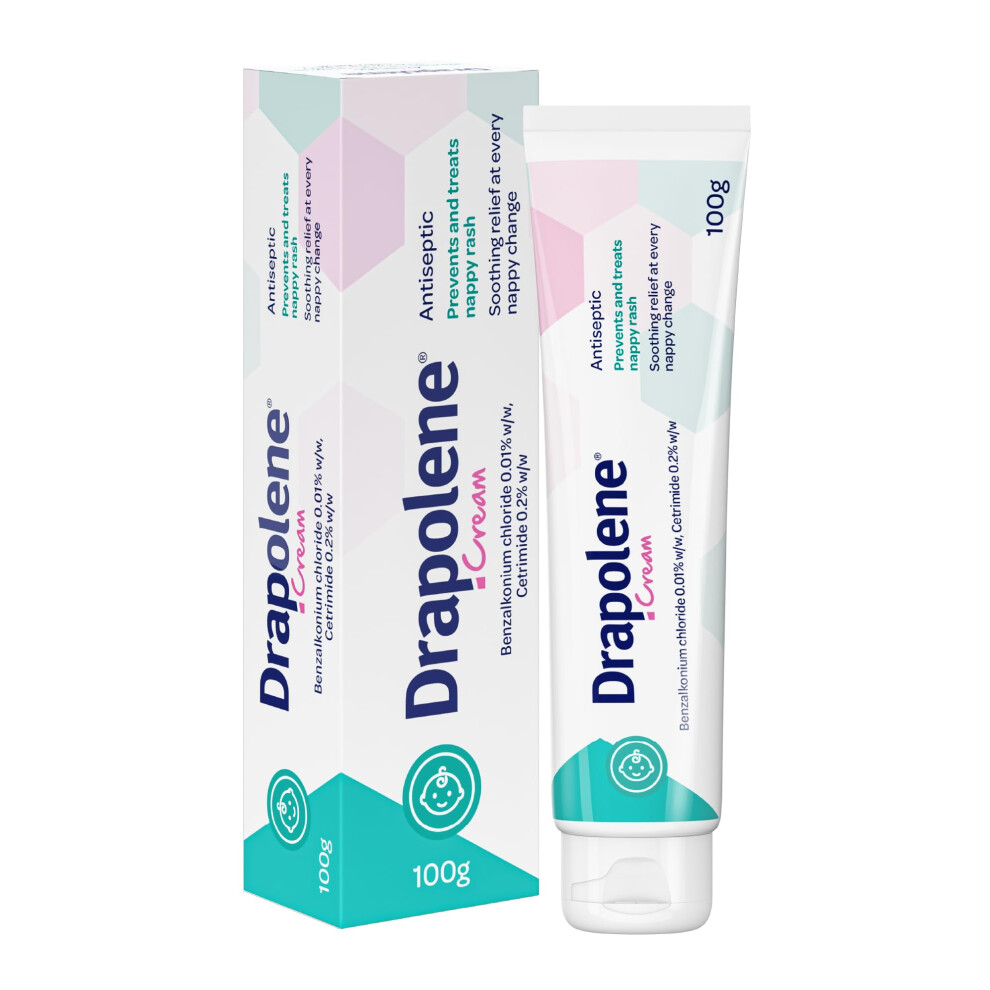 Drapolene 100G Tube | Prevents And Treats Nappy Rash | Soothes And Protects Baby's Bottom From Newborn Onwards Cream