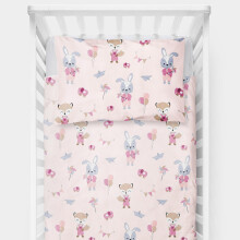 Baby Comfort 4 Piece Toddler Kids Cot Bed Set 120x90 cm Duvet Pillow Duvet Cover