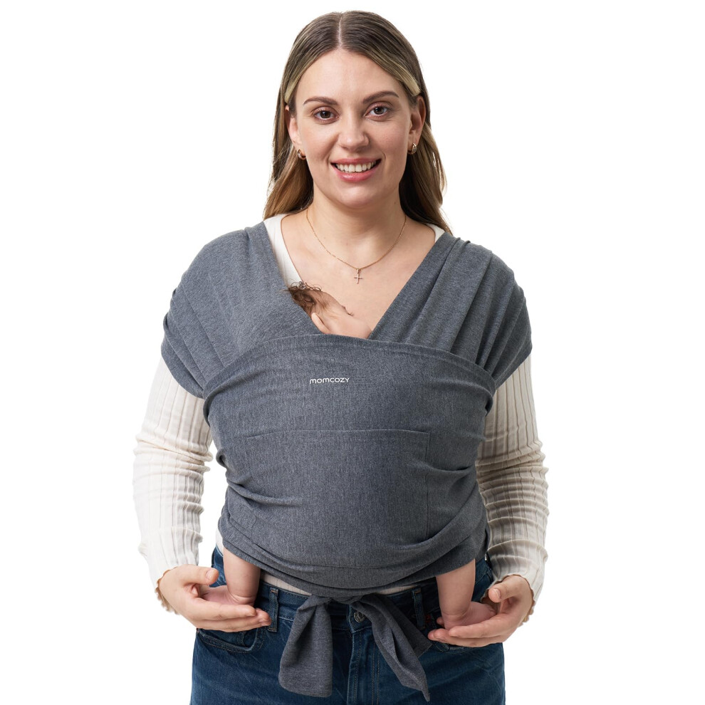Momcozy Baby Wrap Carrier, Easy To Wear Infant Carrier Slings, Lightweight Hands 96182512
