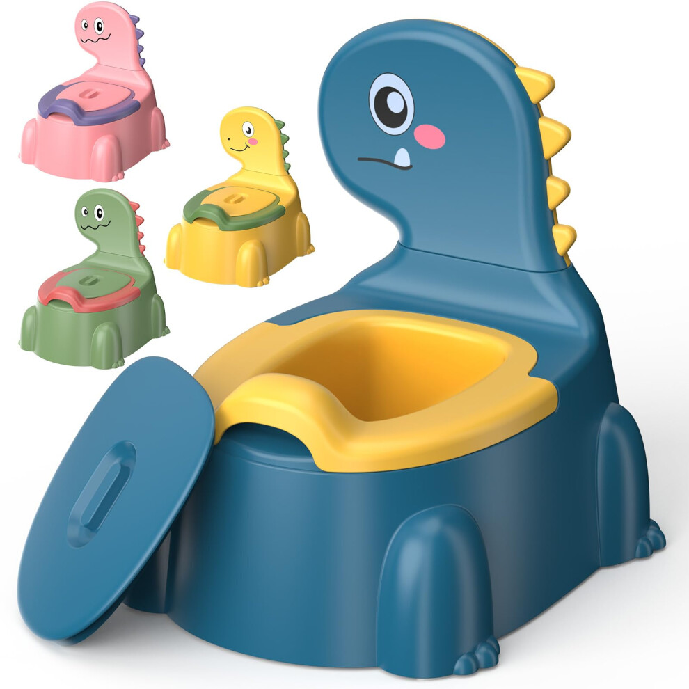 Potty Training Toddler Toilet,Baby Potty Chair For Kids Boys Girls,Dinosaur Portable Sweetmirth