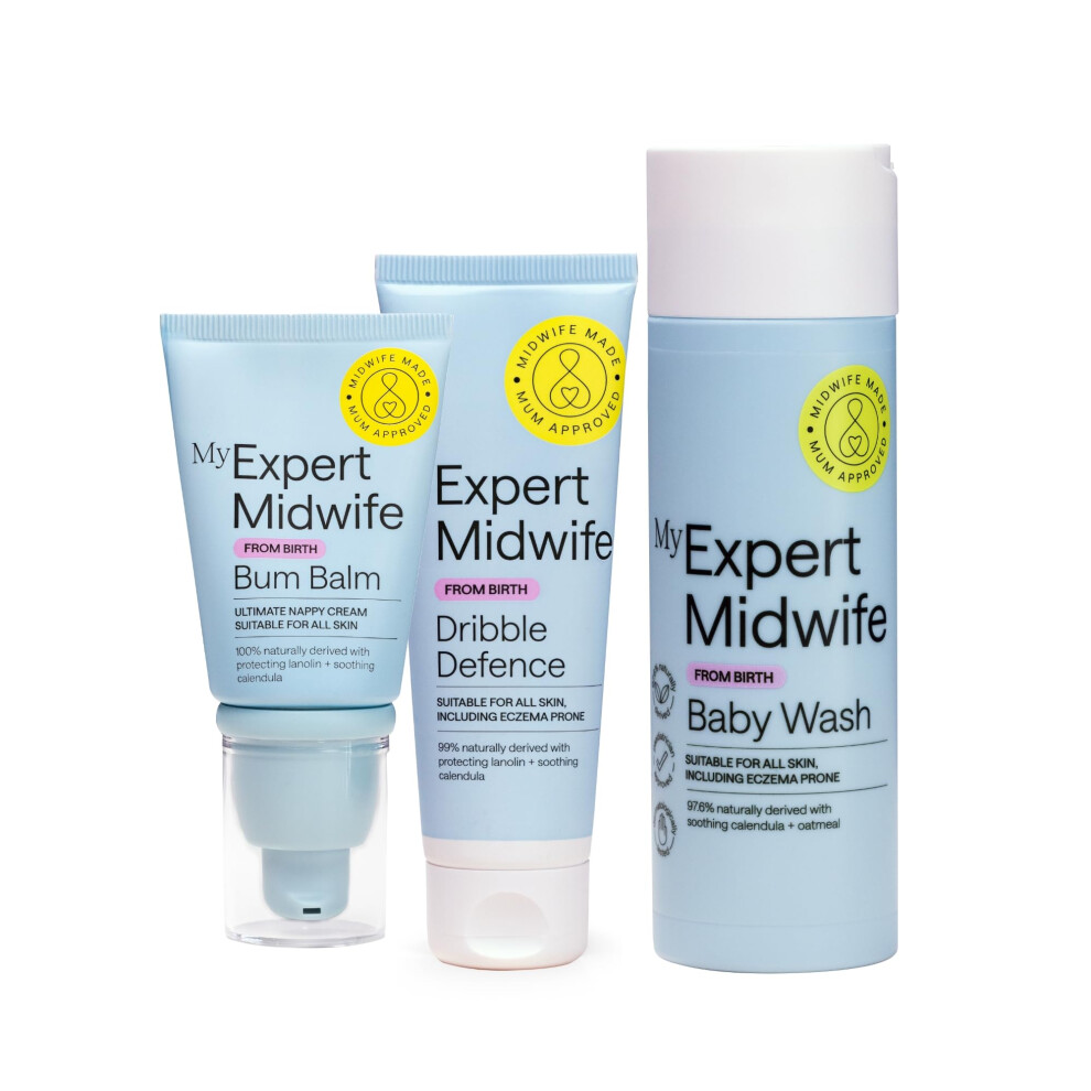 My Expert Midwife Newborn Baby Mega Mild Skincare Essentials Kit With Mega Mild