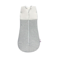 Sweet Dreamers, Baby Sleep Bag | 3-12 months, 2.5 TOG | Soft Organic Cotton Fabric Baby Sleeping Bag | Grey Stripe |