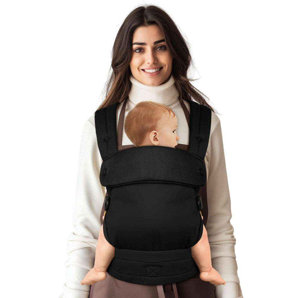 Baby Carrier - Ergonomic, Lightweight Baby Sling Carrier With Enhanced Lumbar Tuocal