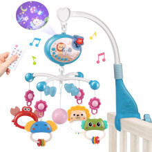 Amybenton Cot Mobile for Baby with Music and Projection - Mobile for Crib with Timing Function - Hanging Mobile for Babies- Gift for Newborn 0-12 Mon