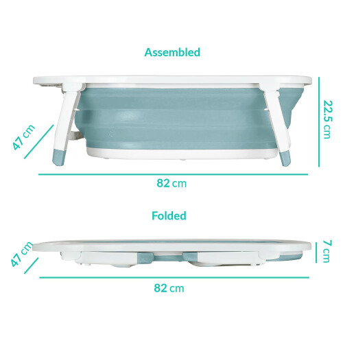 Babyway Foldable Baby Bath in Blue 2
