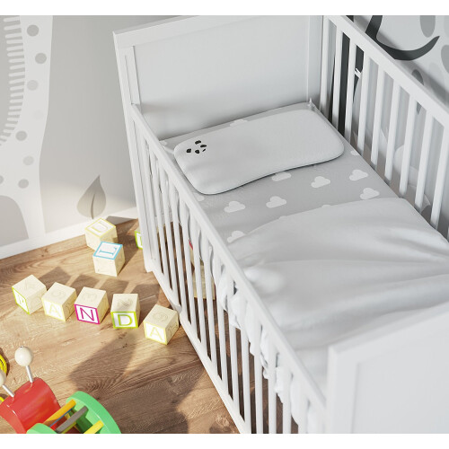 Panda Panda Toddler Memory Foam Bamboo Pillow 12+ Months 1