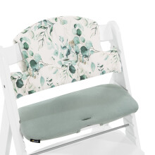 hauck Highchair Pad Select, Jersey Leaves - for Alpha+ Wooden High Chair, from 6