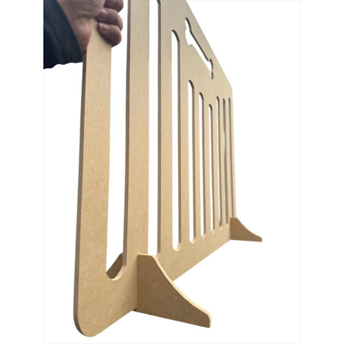 See-Through Dog Bone Wooden Stopper Barrier – No-D 2