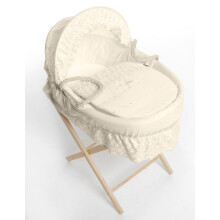 Broderie Anglaise Designer Spare Replacement Moses Basket Dressing Cover Bedding Set