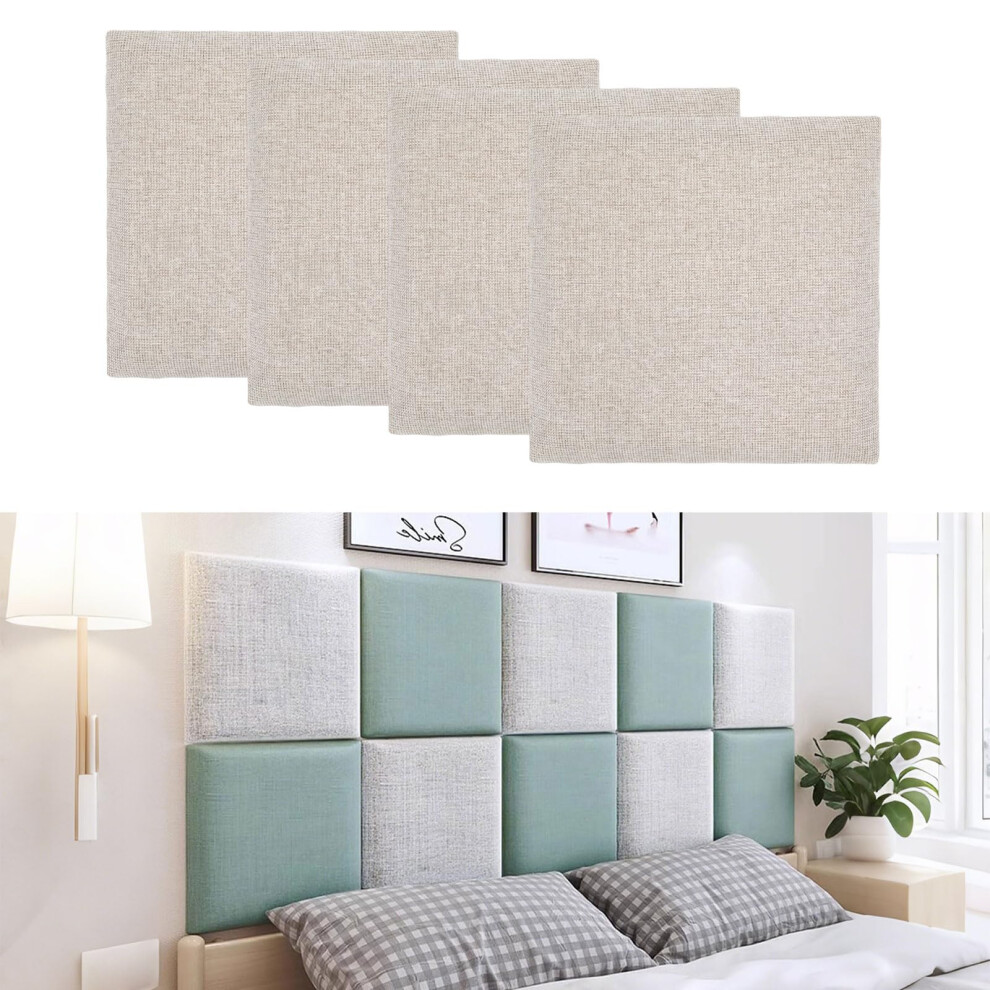 Tokenhigh Anti-Collision Wall Padding, 30X30cm Padded Wall Panels, Self Adhesive 42384519