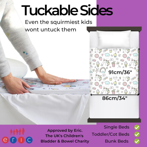 Hygge Sheets Potty Training Bed Pads | 2Pack | 100% Waterproof | Bed Wetting Sheets 2
