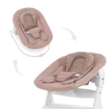 hauck Alpha Bouncer 2in1, Disney Bambi Rose - Baby Seat for Alpha+ Wooden Highchair