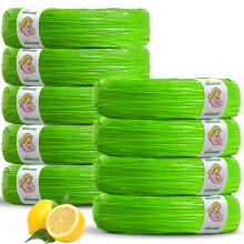 Nappy Bin Refills Bags 9 Pack (7M Each) Extra Thickness, Powerful Odor Lock Disposal Nappy Sacks,Lemon Scented