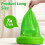 Nappy Bin Refills Bags 9 Pack (7M Each) Extra Thickness, Powerful Odor Lock Disposal Nappy Sacks,Lemon Scented 3