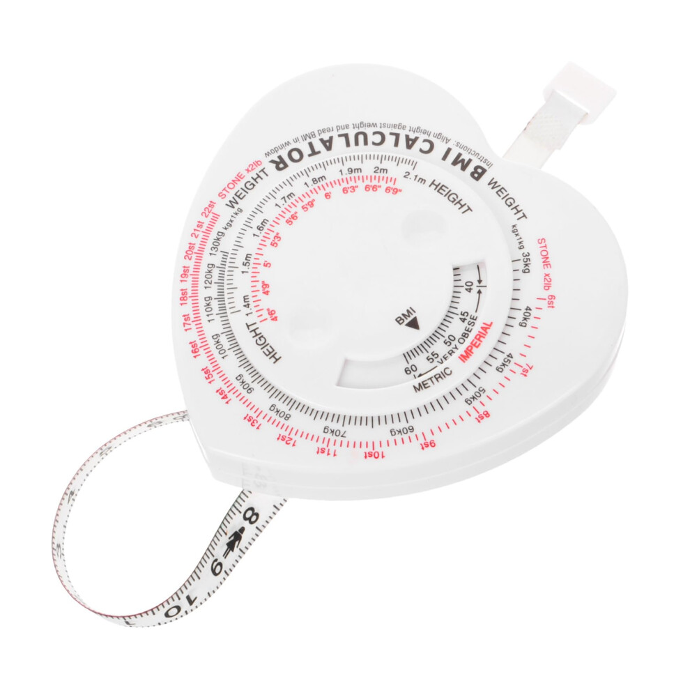 Body Measuring Tape 1.5m Retractable Soft Auto-Rolling for Accurate Waist Measurement and Health Monitoring
