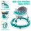Forroby 3 in 1 Baby Walker,Height Adjustable,Multi 3
