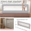 EAQ Foldable Bed Rails,Toddler Bed Guard Swing Down Adjustable Height Easy to 2