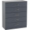 Seconique Seconique Dakota 5 Drawer Chest in Dark Grey 1