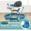 2-in-1 Foldable Baby Walker & Rocker - Multifunctional Walker with 4 Adjustable 4
